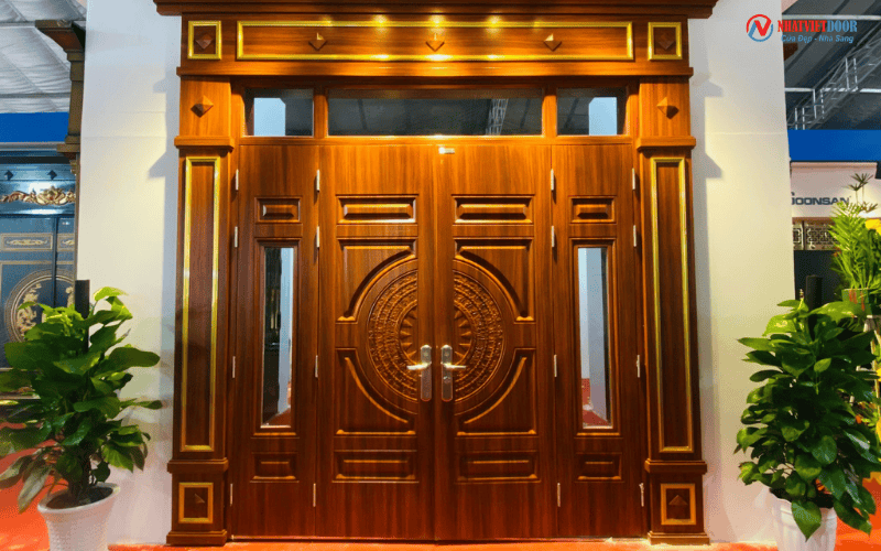 Cac kieu dang pho bien cua cua thep van go hien nay